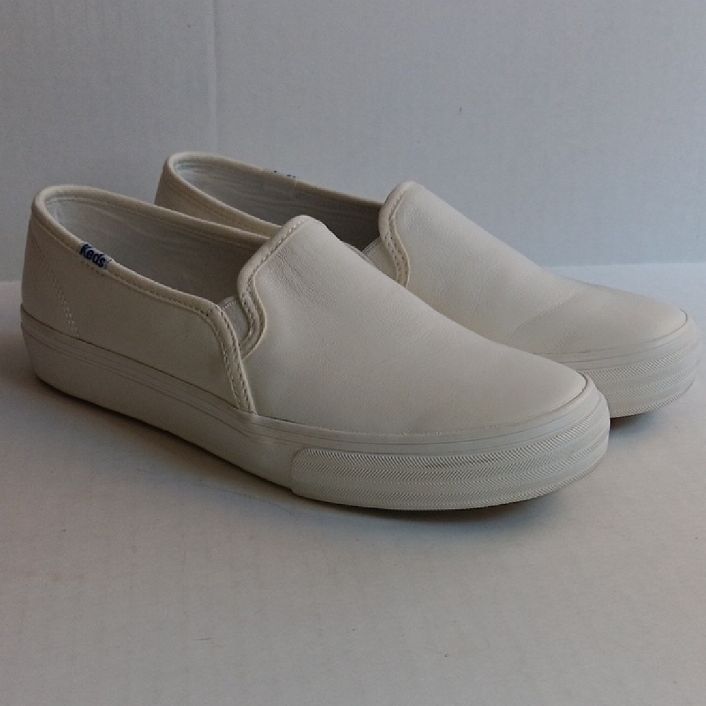 KEDS WHITE SLIP-ON WOMEN'S LOAFERS